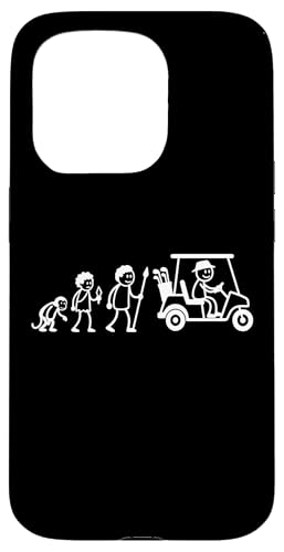 Golfspieler Golf Golfball Evolution Strichmänchen Golfer Hülle für iPhone 15 Pro von Golf Ausrüstung Sport Zubehör Geschenke Shirts
