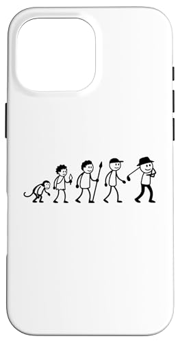 Golfspieler Golf Golfball Evolution Strichmänchen Golfer Hülle für iPhone 16 Pro Max von Golf Ausrüstung Sport Zubehör Geschenke Shirts