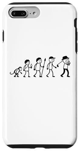 Golfspieler Golf Golfball Evolution Strichmänchen Golfer Hülle für iPhone 7 Plus/8 Plus von Golf Ausrüstung Sport Zubehör Geschenke Shirts