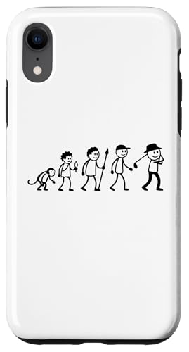 Golfspieler Golf Golfball Evolution Strichmänchen Golfer Hülle für iPhone XR von Golf Ausrüstung Sport Zubehör Geschenke Shirts