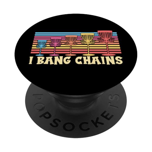 Disc Golfkorb Retro Frisbee Golf Golfer PopSockets Klebender PopGrip Disc Golfkorb Retro Frisbee Golf Golfer PopSockets Klebender PopGrip von Golf Lover Gifts and Golf Clothing