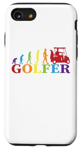 Golfliebhaber Golfer Golf Evolution Hülle für iPhone SE (2020) / 7 / 8 von Golf Lover Gifts and Golf Clothing