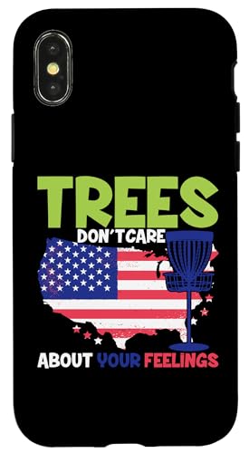 Ultimate Frisbees Tree Disc Golfkorb Hülle für iPhone X/XS von Golf Lover Gifts and Golf Clothing
