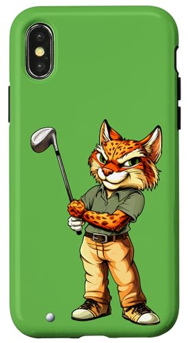 Golf Luchs Hülle für iPhone X/XS Golf Luchs Hülle für iPhone X/XS von Golfing Animals