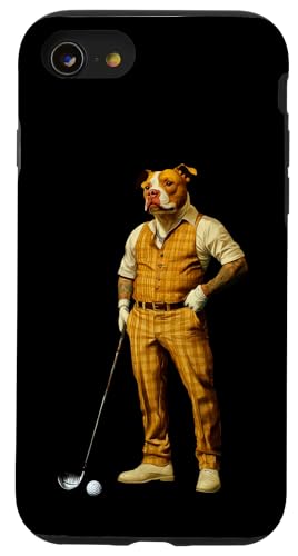 Golf Pitbulls Hülle für iPhone SE (2020) / 7 / 8 von Golfing Animals