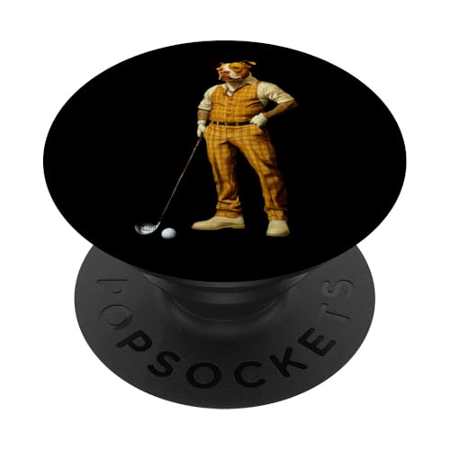 Golf Pitbulls PopSockets Klebender PopGrip Golf Pitbulls PopSockets Klebender PopGrip von Golfing Animals