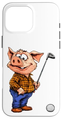 Golf Schweinchen Hülle für iPhone 16 Pro Max Golf Schweinchen Hülle für iPhone 16 Pro Max von Golfing Animals