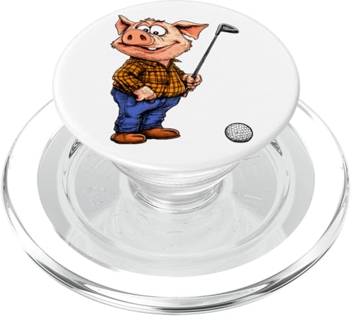 Golf Schweinchen PopSockets PopGrip für MagSafe Golf Schweinchen PopSockets PopGrip für MagSafe von Golfing Animals