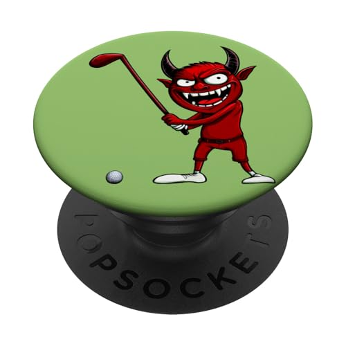 Golf Teufel PopSockets Klebender PopGrip von Golfing Animals