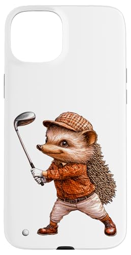 Golfspieler Igel Hülle für iPhone 15 Plus Golfspieler Igel Hülle für iPhone 15 Plus von Golfing Animals