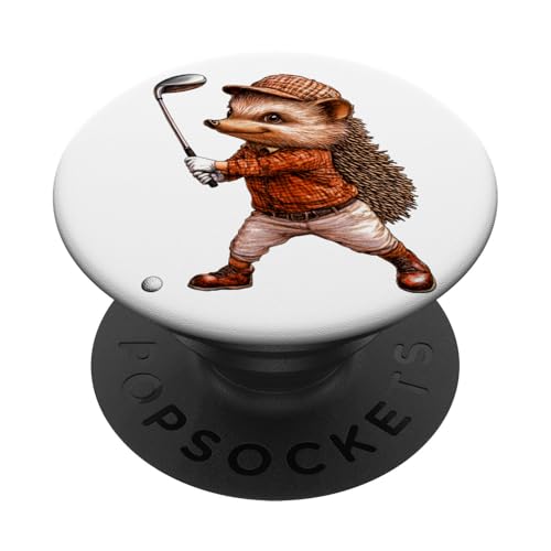 Golfspieler Igel PopSockets Klebender PopGrip Golfspieler Igel PopSockets Klebender PopGrip von Golfing Animals