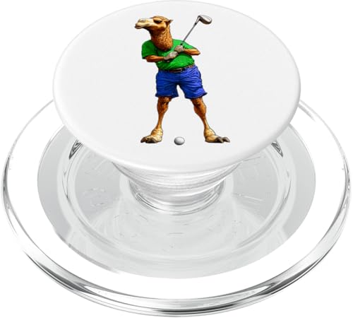Kamel Golfspieler PopSockets PopGrip für MagSafe Kamel Golfspieler PopSockets PopGrip für MagSafe von Golfing Animals