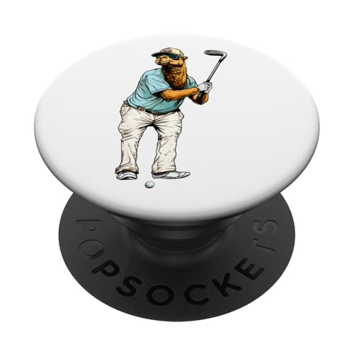 Kamele Golf / Golfer Kamel PopSockets Klebender PopGrip Kamele Golf / Golfer Kamel PopSockets Klebender PopGrip von Golfing Animals