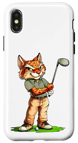 Luchse Golf / Golfspieler Luchs Hülle für iPhone X/XS Luchse Golf / Golfspieler Luchs Hülle für iPhone X/XS von Golfing Animals