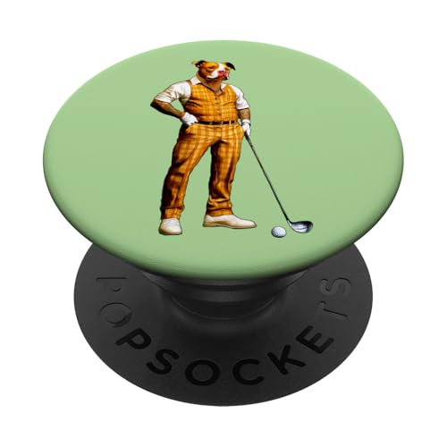 Pitbull Golf PopSockets Klebender PopGrip Pitbull Golf PopSockets Klebender PopGrip von Golfing Animals