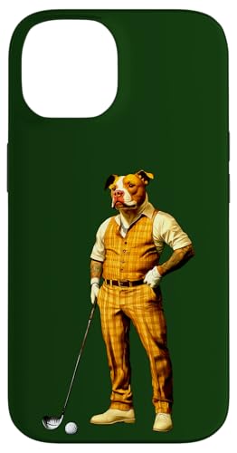 Pitbull Golfspieler Hülle für iPhone 14 Pitbull Golfspieler Hülle für iPhone 14 von Golfing Animals