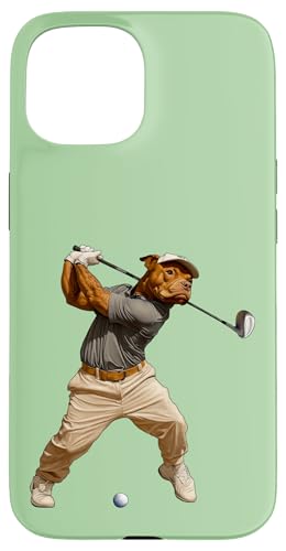 Pitbull Golfspieler Hülle für iPhone 15 Pitbull Golfspieler Hülle für iPhone 15 von Golfing Animals