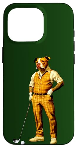 Pitbull Golfspieler Hülle für iPhone 16 Pro Pitbull Golfspieler Hülle für iPhone 16 Pro von Golfing Animals