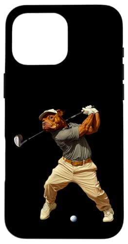 Pitbulls Golf Hülle für iPhone 16 Pro Max Pitbulls Golf Hülle für iPhone 16 Pro Max von Golfing Animals