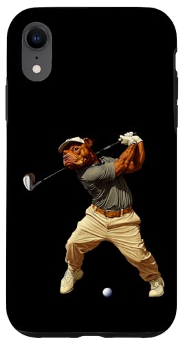 Pitbulls Golf Hülle für iPhone XR Pitbulls Golf Hülle für iPhone XR von Golfing Animals