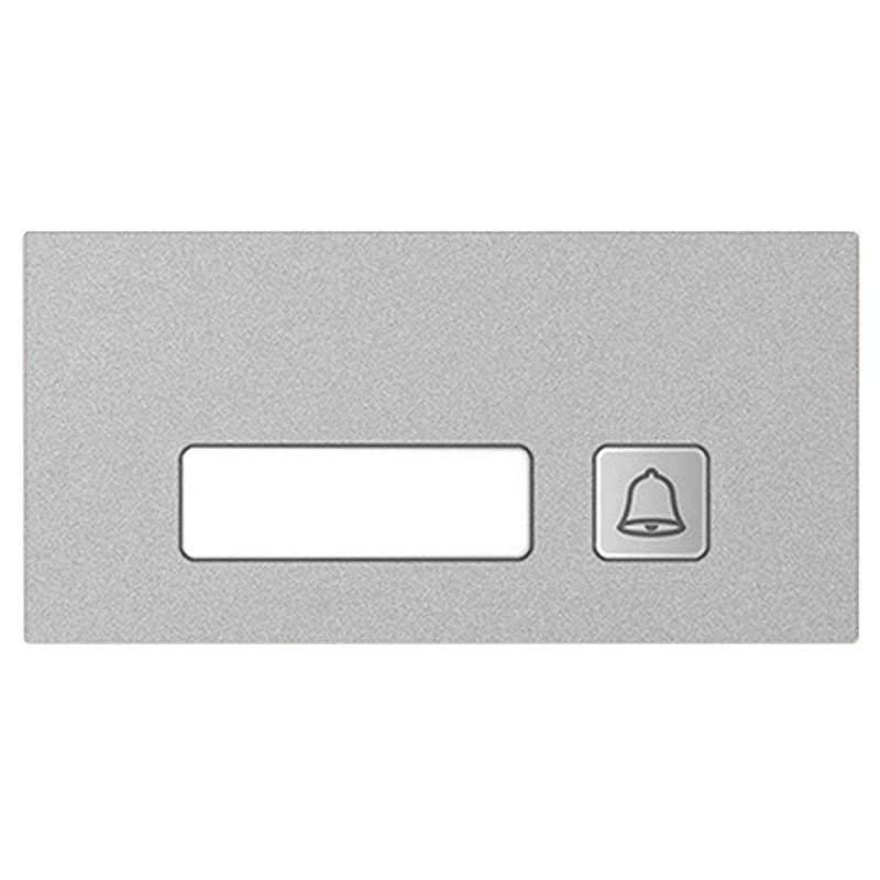 GOLIATH Hybrid IP & 2-Draht 1er Klingelmodul Silber (LED-Namensschild Aluminium) von Goliath-Intercom