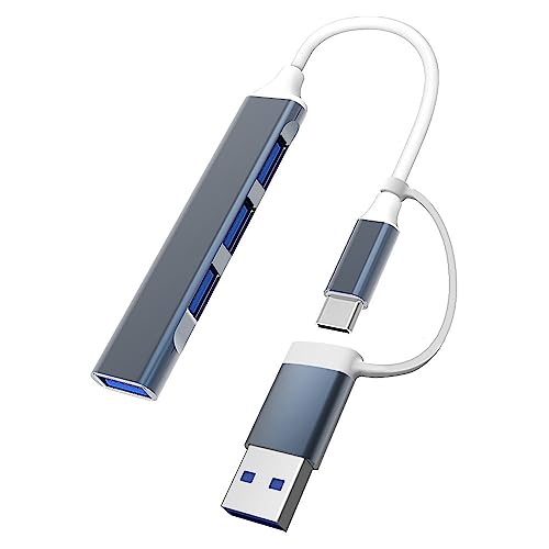 Golook • USB 3.0 Multiport Hub • Datenübertragung • Schnellladung • 4 Ports • USB Type-C • USB A • OTG • PC • 5Gbps von Golook
