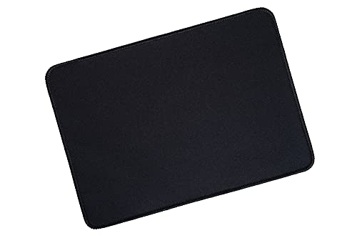 Gomin Mauspad – 28 x 20 cm Gaming Mousepad – rutschfest und Wasserdicht – Vernähte Kanten Mouse Pad verbessert Geschwindigkeit und Präzision, Mausmatte für PC, Büro, Laptop, Computer – Schwarz von Gomin