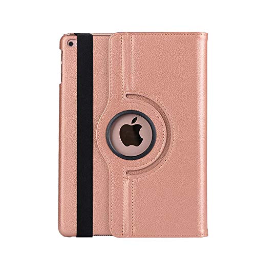 Schutzhülle für Apple iPad 9,7 / iPad der 6. Generation 2018 / A1822 / A1893 (um 360 Grad drehbar, Standfunktion, inkl. Stylus-Eingabestift und Displayschutzfolie) roségold Rose Gold von Gomis