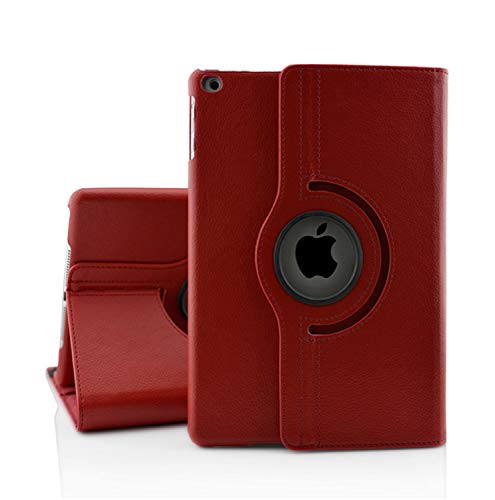 Schutzhülle für iPad 2 3 4 Leder drehbar Cover für iPad 4 3 2 Tablet Schutzhülle A1560 A1459 A1458 A1416 A1430 A1403 A1396 rot rot von Gomis