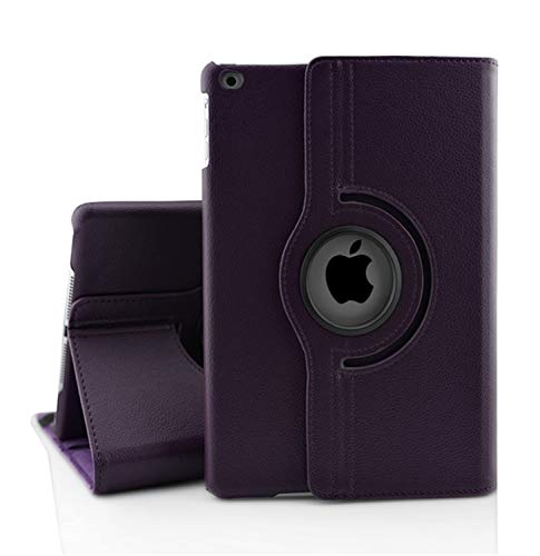 Schutzhülle für iPad 2 3 4 Leder drehbar Cover für iPad 4 3 2 Tablet Schutzhülle A1560 A1459 A1458 A1416 A1430 A1403 A1396 violett violett von Gomis