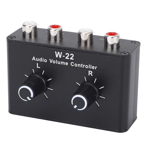 3,5 Mm Lautstärkeregelbox -Bilanz -Einstellungsstärkeknopf, Kleiner Dämpfungsknopf -Lautstärkeregler für CD -Player, Digitale Soundplayer, Mixer, Verstärker von Gonetre