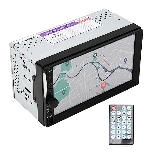 Auto Stereo 7 -Zoll -Touchscreen BT5.0 AM FM MP3 USB -Telefon Spiegelung Fernbedienung Car MP5 -Spieler Zum Fahren mit HD -Anzeige und Spiegel -Link -Funktion für - und von Gonetre