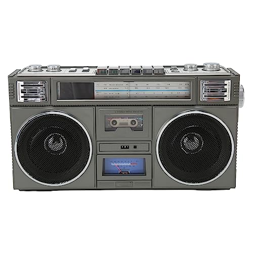 Drahtloser Lautsprecher Retro -Design HiFi Sound Quality Bass Stereo Multifunktion USB Tragbarer Lautsprecher mit Fernbedienung für Haus Im Freien Im Freien Metallmaterial Drahtloser Lautsprecher Retro -Design HiFi Sound Quality Bass Stereo Multifunktion USB Tragbarer Lautsprecher mit Fernbedienung für Haus Im Freien Im Freien Metallmaterial von Gonetre