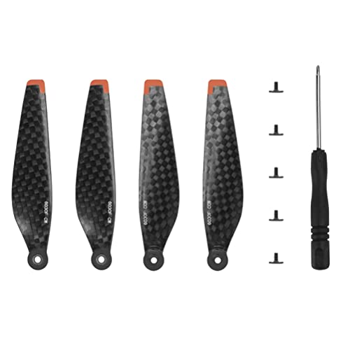 Drohnen -Propeller Kohlefaser Niedrige Rauschpropellerblätter Hoher Leistung Langlebig Kompatibel für Mini 3 Pro Drohnenzubehör Leicht (A) von Gonetre