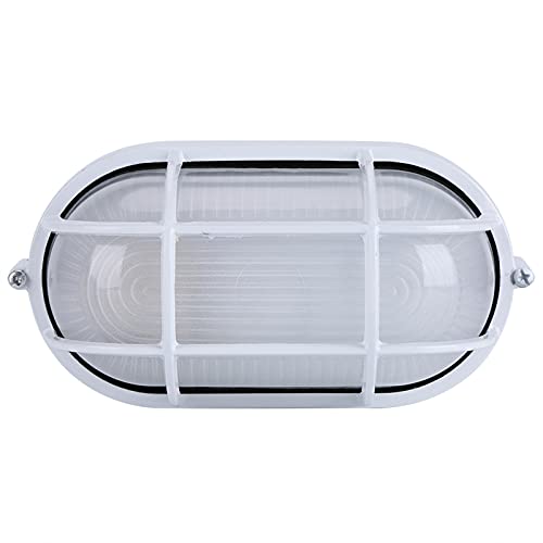 Explosionssicheres Dampfschutz Sauna Dampfbad Lampenschützer Klassische Design Oval Runde Form 220 V 60W Warme Weiße Glühbirne Nicht Enthalten (Typ 2) von Gonetre