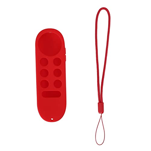 Fernbedienungsbedeckung Silikongehäuse Haltbar Weich, Schocksicher Hautfreundliche Leichte Waschanlage für Chromecast mit TV -Fernbedienung (Rotes Set) von Gonetre