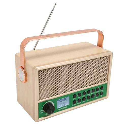 Holzbluetooth -Radio DAB FM Shortwave Wireless Tragbarer Lautsprecher mit LCD -Display für Innen Im Freien. Verwenden Sie Holzmetalldesign Im Freien Holzbluetooth -Radio DAB FM Shortwave Wireless Tragbarer Lautsprecher mit LCD -Display für Innen Im Freien. Verwenden Sie Holzmetalldesign Im Freien von Gonetre