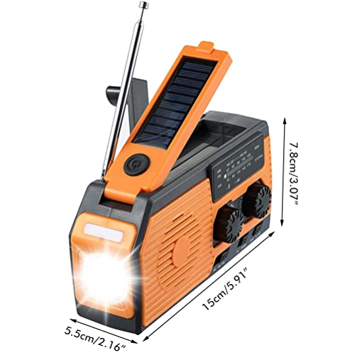Notstrom Solar Radio Handkurbel Radio Dynamo Generator 5000mAh Handy Ladegerät Taschenlampe AM FM WB NOAA Wetterradio für Outdoor Camping Notfall Notstrom Solar Radio Handkurbel Radio Dynamo Generator 5000mAh Handy Ladegerät Taschenlampe AM FM WB NOAA Wetterradio für Outdoor Camping Notfall von Gonetre