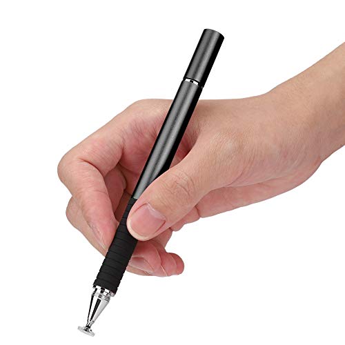 Touch Stylus 2 in 1 Stylus Metall Touch Pen Tuch Spitze Stylus Saugnapf Stylus Pen S12 2 in 1 leitfähiges Tuch Silikon Saugnapf Double Touch Vollmetallscheibe Malerei von Gonetre