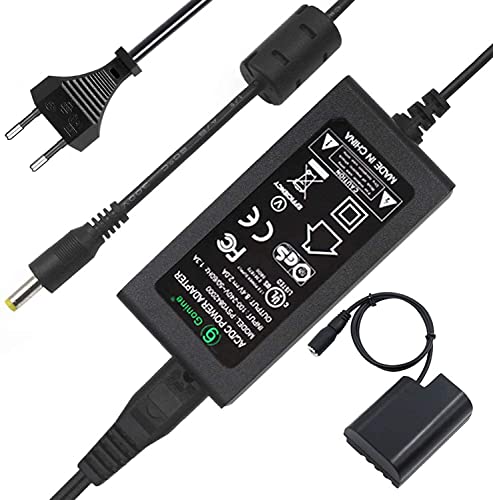 DMW-DCC12 DMW-AC8 AC-Netzadapter DC-Koppler Ladegerät-Kit Kompatibel mit PANASONIC BLF-19 Akku LUMIX DMC-GH3 DMC-GH4 DMC-GH3K DMC-GH4K DC-GH5 und Sigma SDQ SDQH Digitalkameras von Gonine