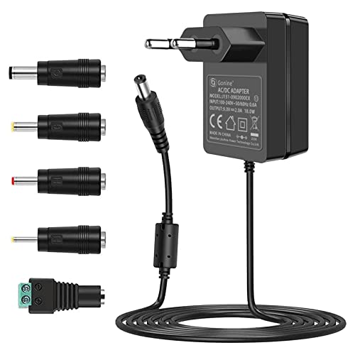 Gonine 9V 2A Netzteil, 9 Volt 2.0A 1.5A 1.0A Adapter für Arduino UNO R3 Crosley Cruiser Tragbarer Plattenspieler Schwinn Ellipsentrainer 270 170 430 470 A10 Medela Pumpe mit Stil Gonine 9V 2A Netzteil, 9 Volt 2.0A 1.5A 1.0A Adapter für Arduino UNO R3 Crosley Cruiser Tragbarer Plattenspieler Schwinn Ellipsentrainer 270 170 430 470 A10 Medela Pumpe mit Stil von Gonine