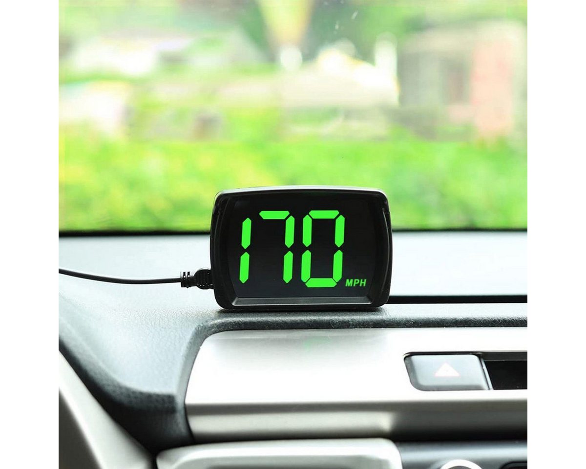 Gontence Drehzahlanzeige HUD Auto Head-Up-Display,MPH Fahrzeug Geschwindigkeitsanzeige, 1-tlg. von Gontence