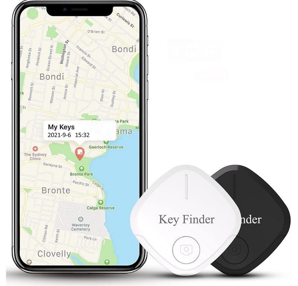 Gontence Smart Tracker Tag Kompatibel Bluetooth KeyFinder Navigationsgerät (Wasserdicht GPS-Tracker mehrsprachig) von Gontence