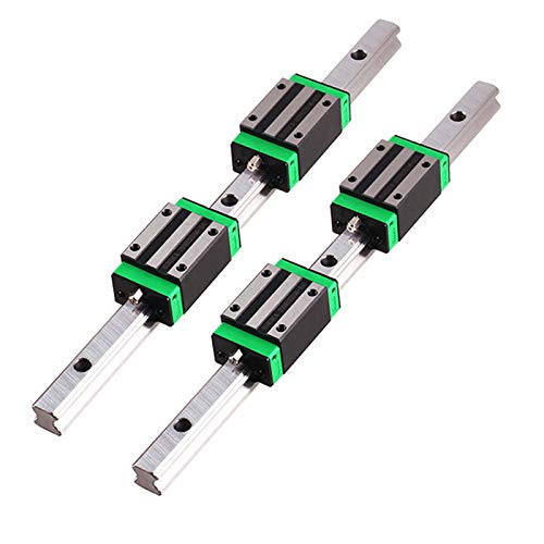 GooEquip Linearführung 2 Stücke HGR15 600mm Linearschiene mit 4PCS Gleitblock für 3D Drucker, CNC Maschine, Elektrische Geräte, Medizinische Maschinen GooEquip Linearführung 2 Stücke HGR15 600mm Linearschiene mit 4PCS Gleitblock für 3D Drucker, CNC Maschine, Elektrische Geräte, Medizinische Maschinen von GooEquip