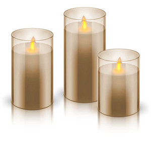 3 goobay LED-Kerzen gold 3 goobay LED-Kerzen gold von Goobay