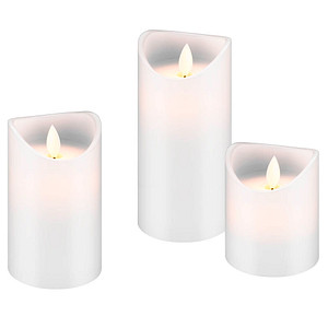 3 goobay LED-Kerzen weiß 3 goobay LED-Kerzen weiß von Goobay