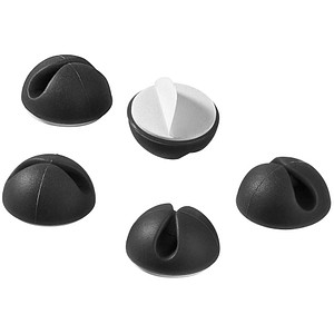 5 goobay Kabelclips schwarz von Goobay