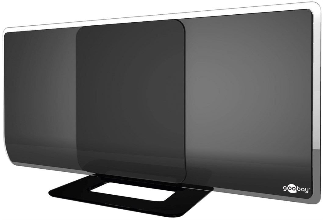 Aktive Full HD DVB-T2 Zimmerantenne - zum Empfang von DVB-T / DVB-T2 HD Aktive Full HD DVB-T2 Zimmerantenne - zum Empfang von DVB-T / DVB-T2 HD von Goobay
