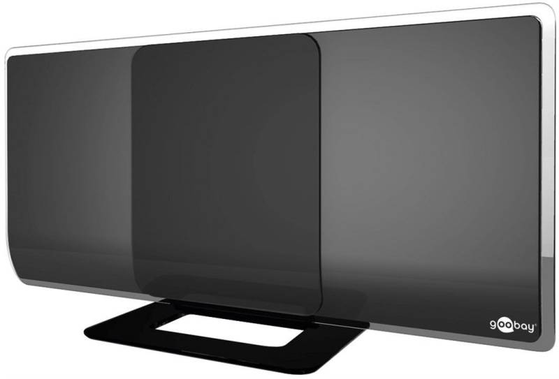 Aktive Full HD DVB-T2 Zimmerantenne - zum Empfang von DVB-T / DVB-T2 HD von Goobay
