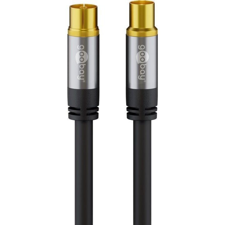 Antennenkabel (135dB typ), Koax-Buchse > Koax-Stecker von Goobay